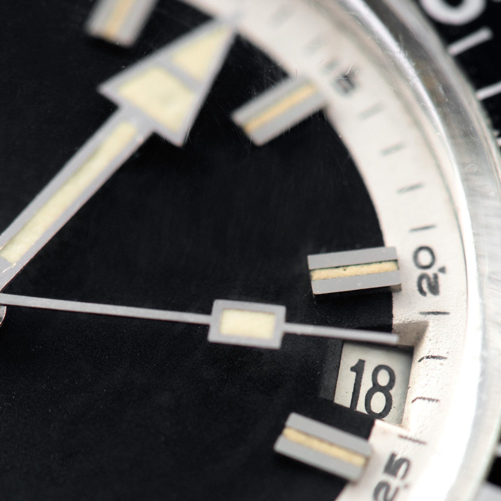 Zenith Diver Black Dial  ref A3630 on Gay Freres Ladder Bracelet