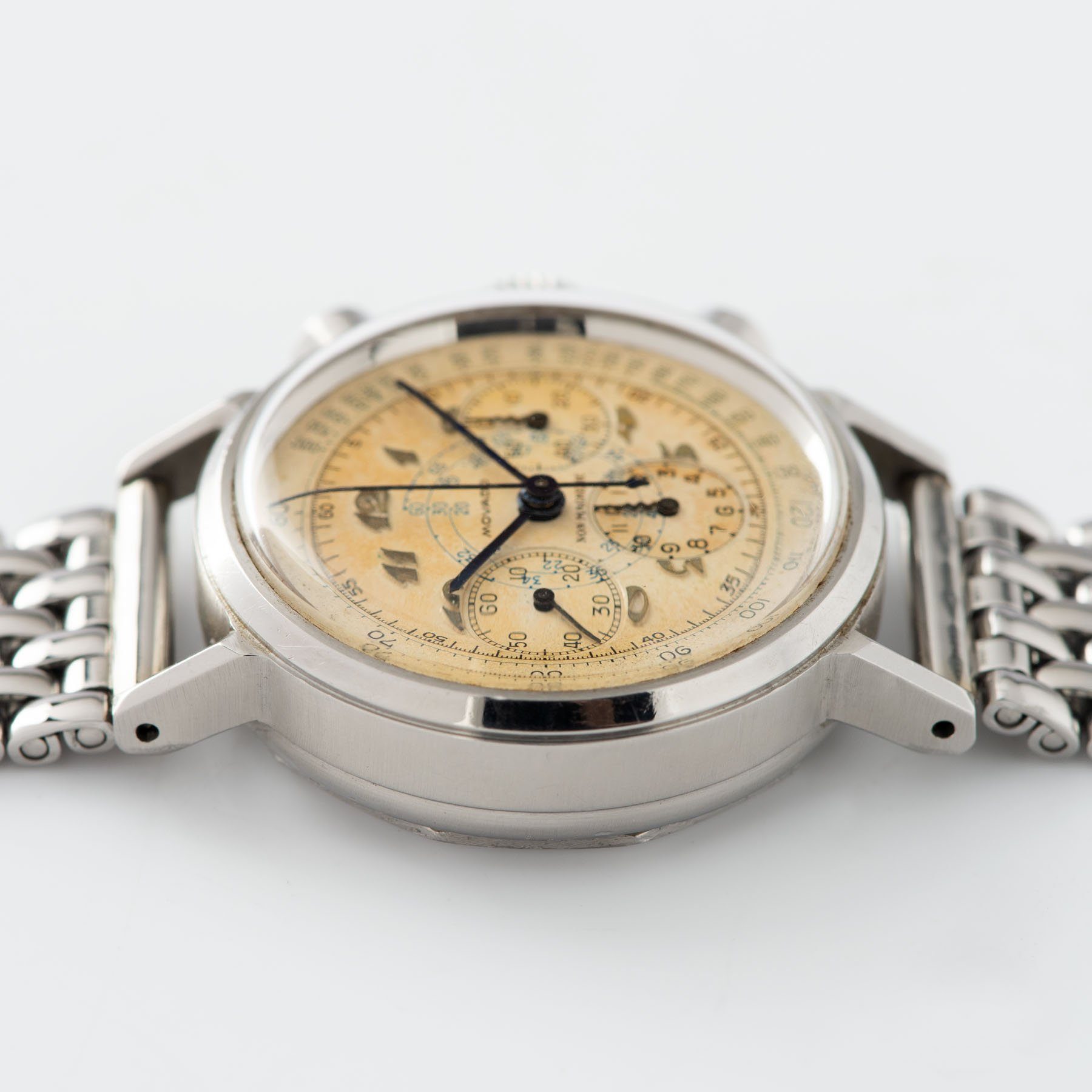 Movado M95 Steel FB Case Chronograph Watch