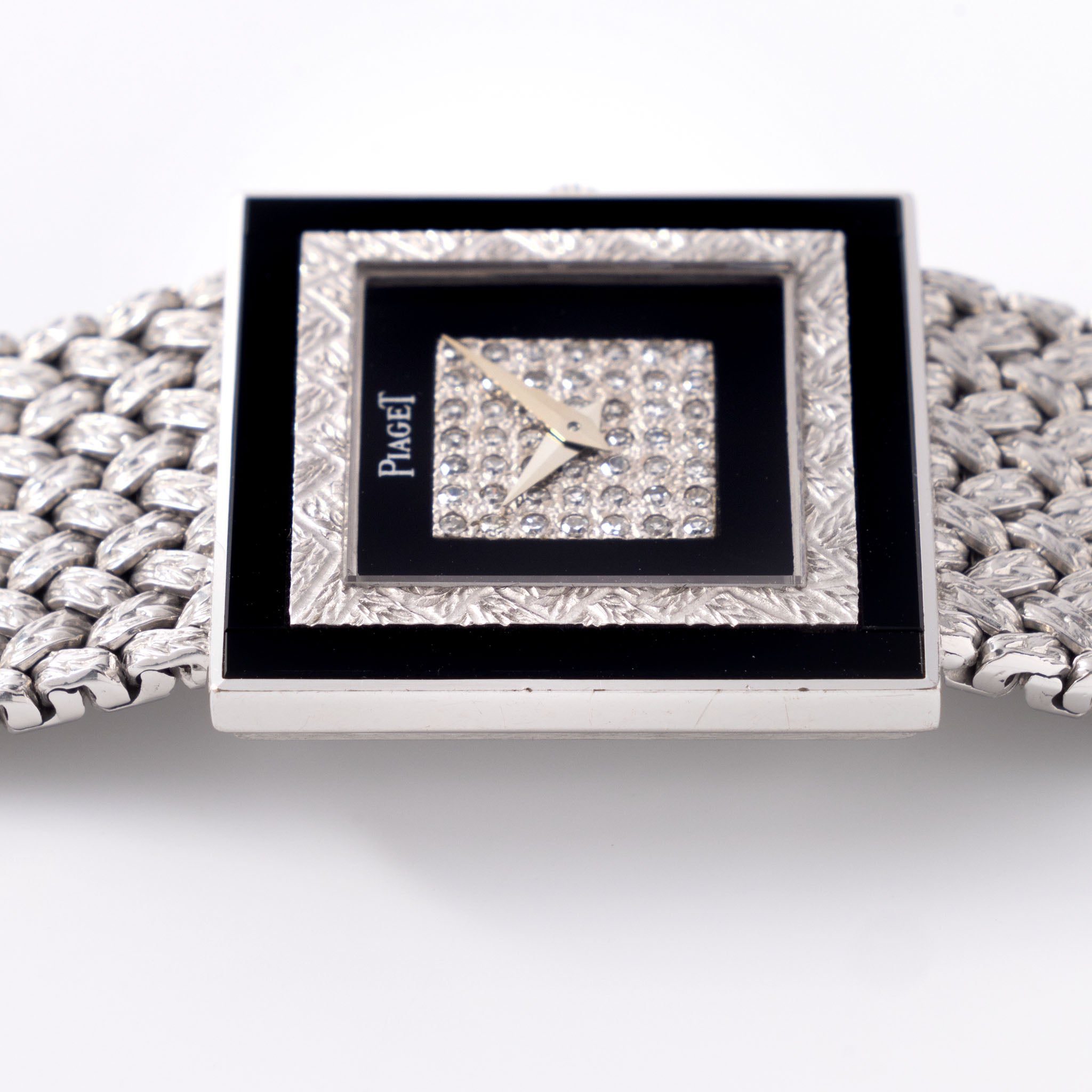 Piaget Altipiano White Gold Diamond and Onyx Dial Box and Papers Ref 9200