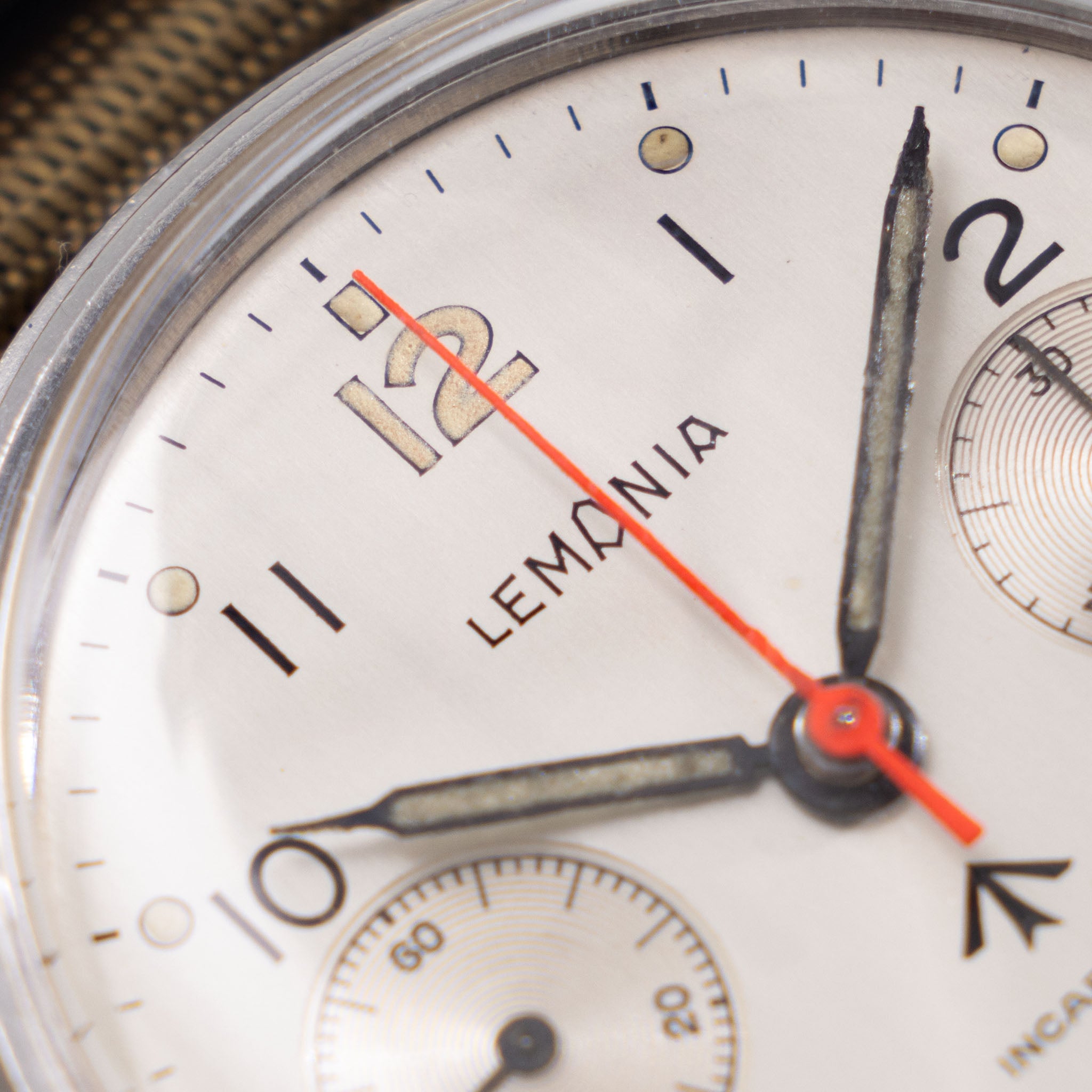 Lemania Monopusher Chronograph Issued to British Armed Forces