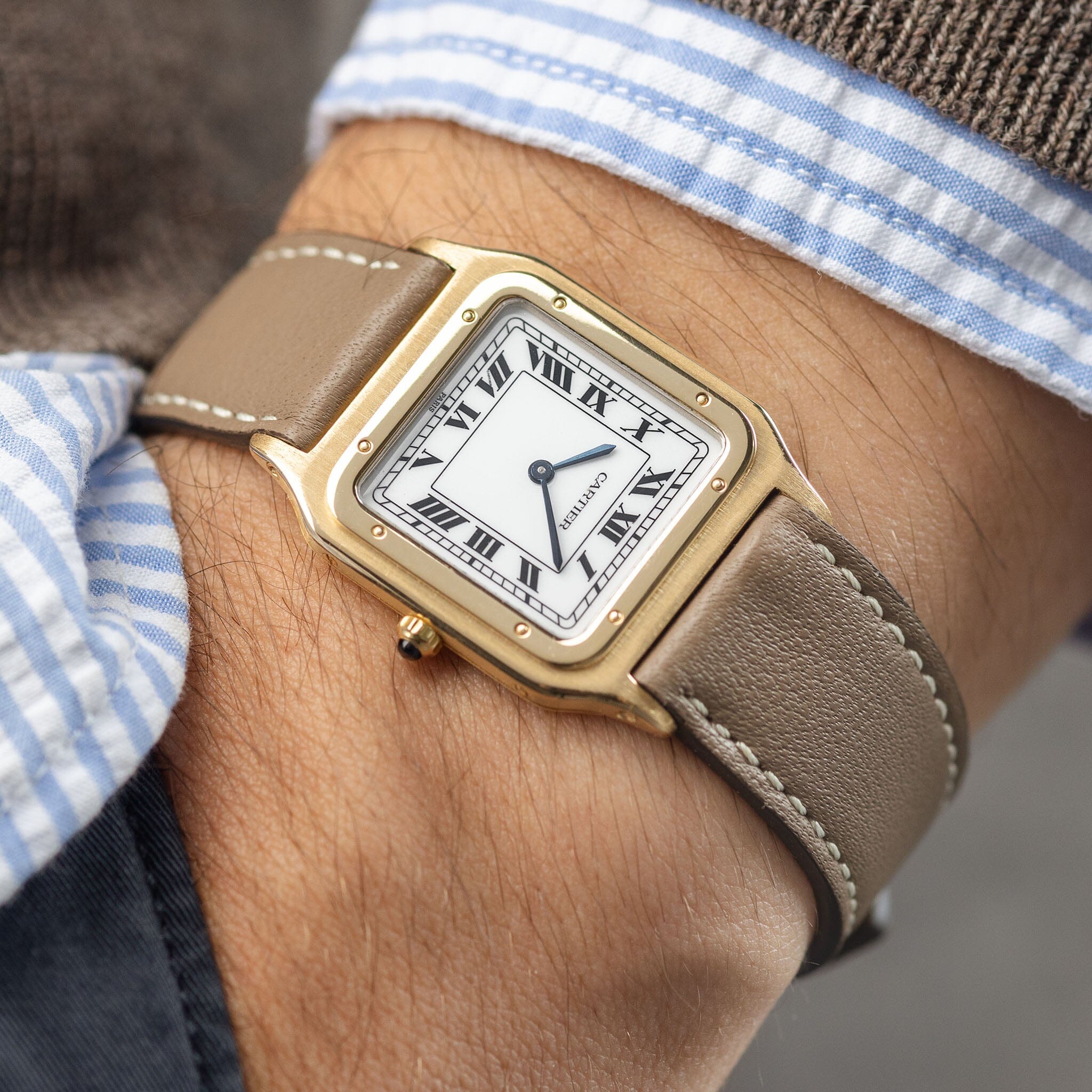 Paris Bracelet Apple Watch Band - Vintage Rose Gold / White