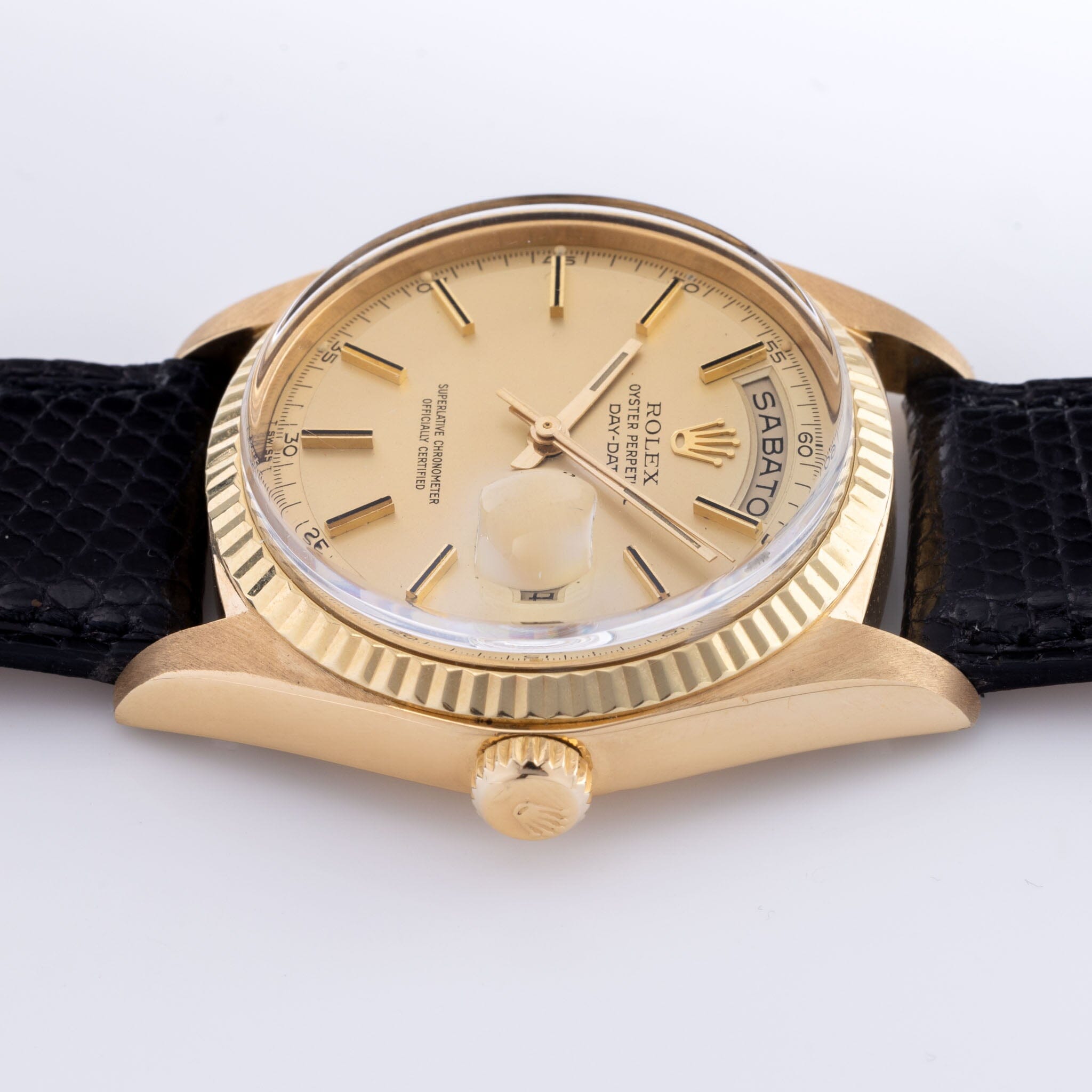 Rolex Day-date Yellow Gold Matte Champagne Dial ref 1803