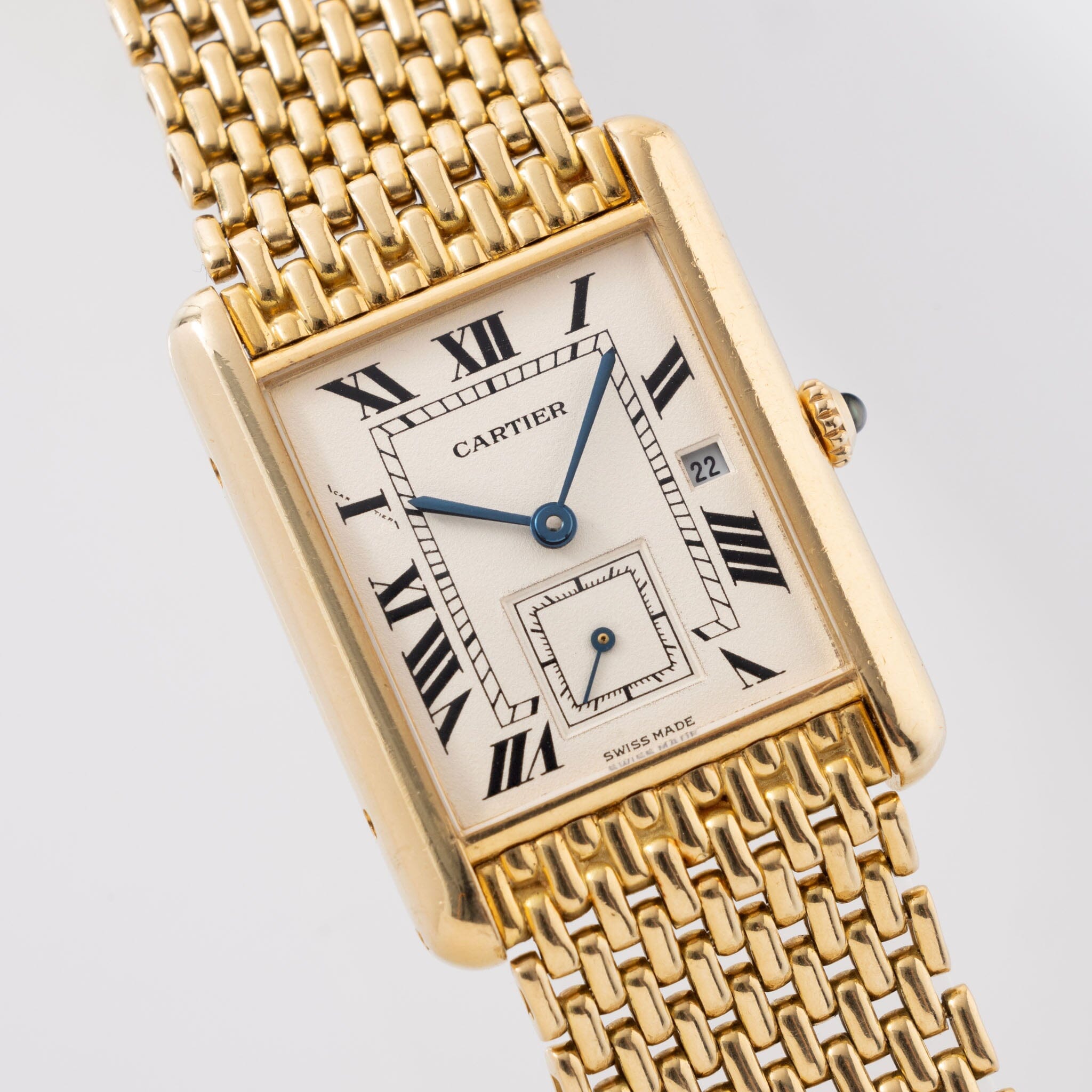 Cartier Tank Louis 18kt Gold with gold Bracelet