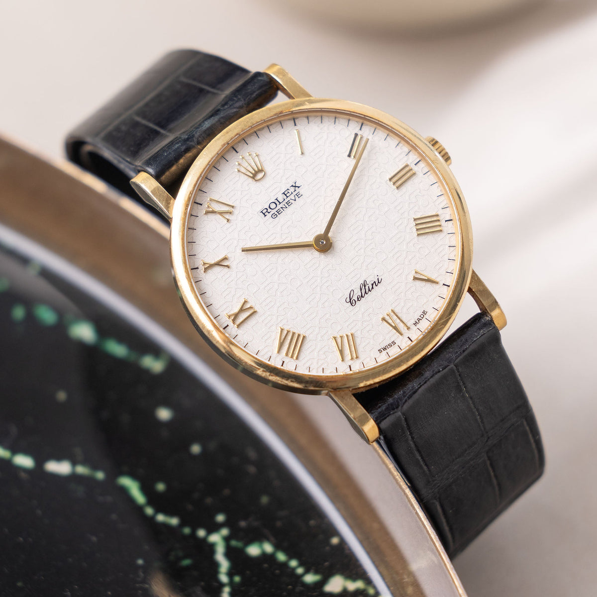 Rolex Cellini white Jubilee Dial Original Box and Papers Ref 5112 in 1