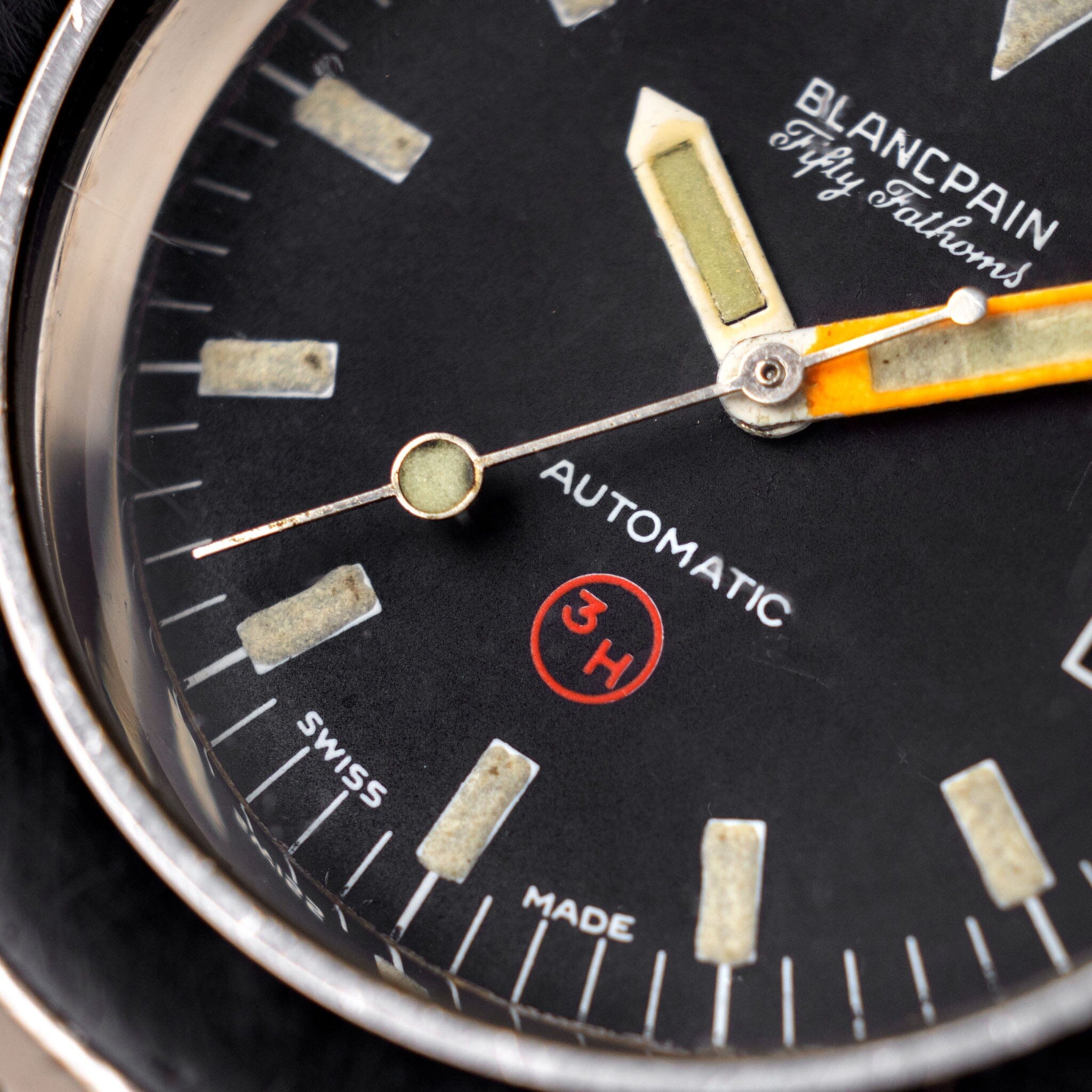 Blancpain Fifty Fathoms Military 3H Bund Issued Dive Watch