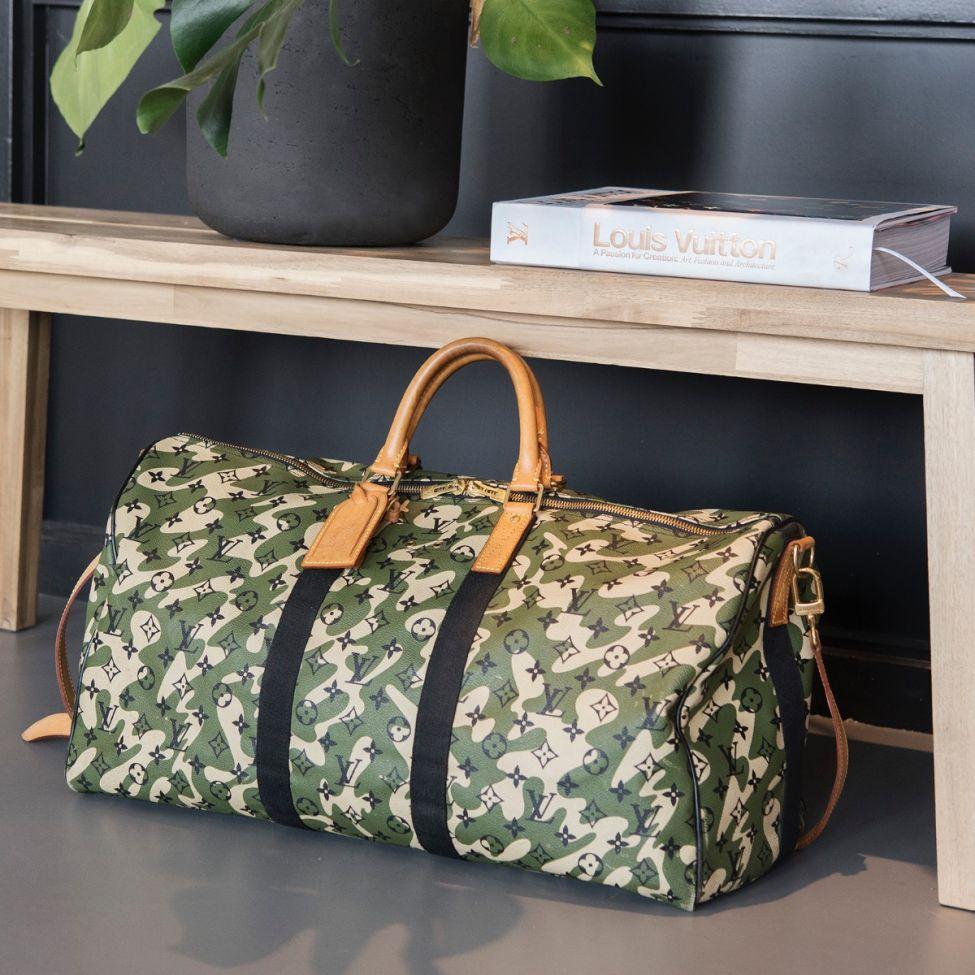 Louis Vuitton Murakami Monogramouflage Keepall 55