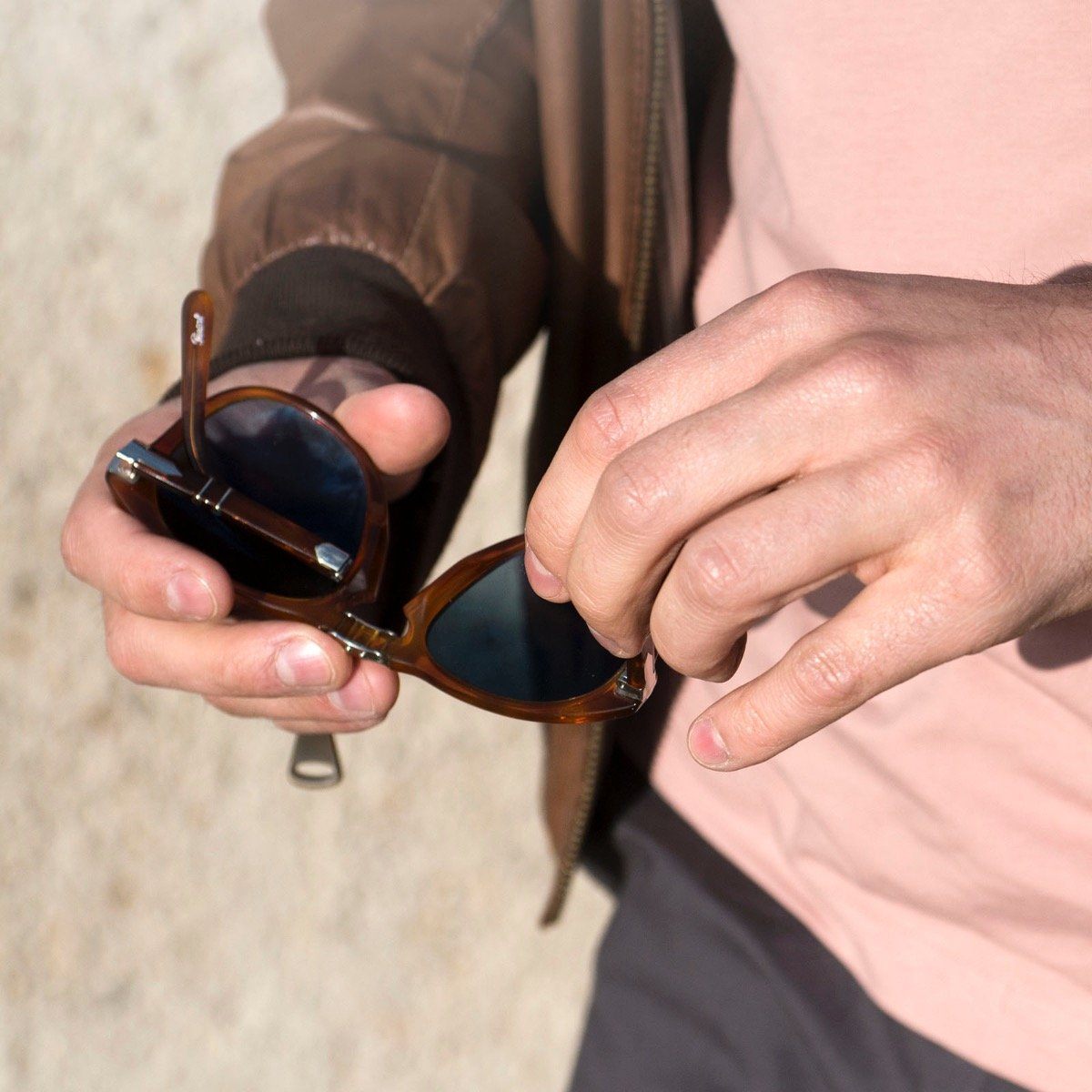 Retro Persol 714SM - Steve McQueen - Light Havanna Sunglasses