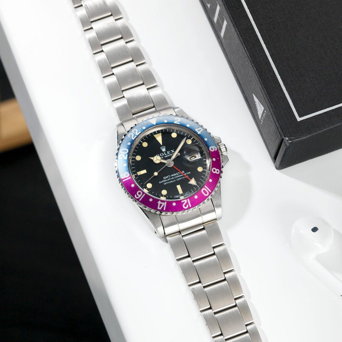 Rolex 1675  Mk1 Pink Lady GMT Master Long E