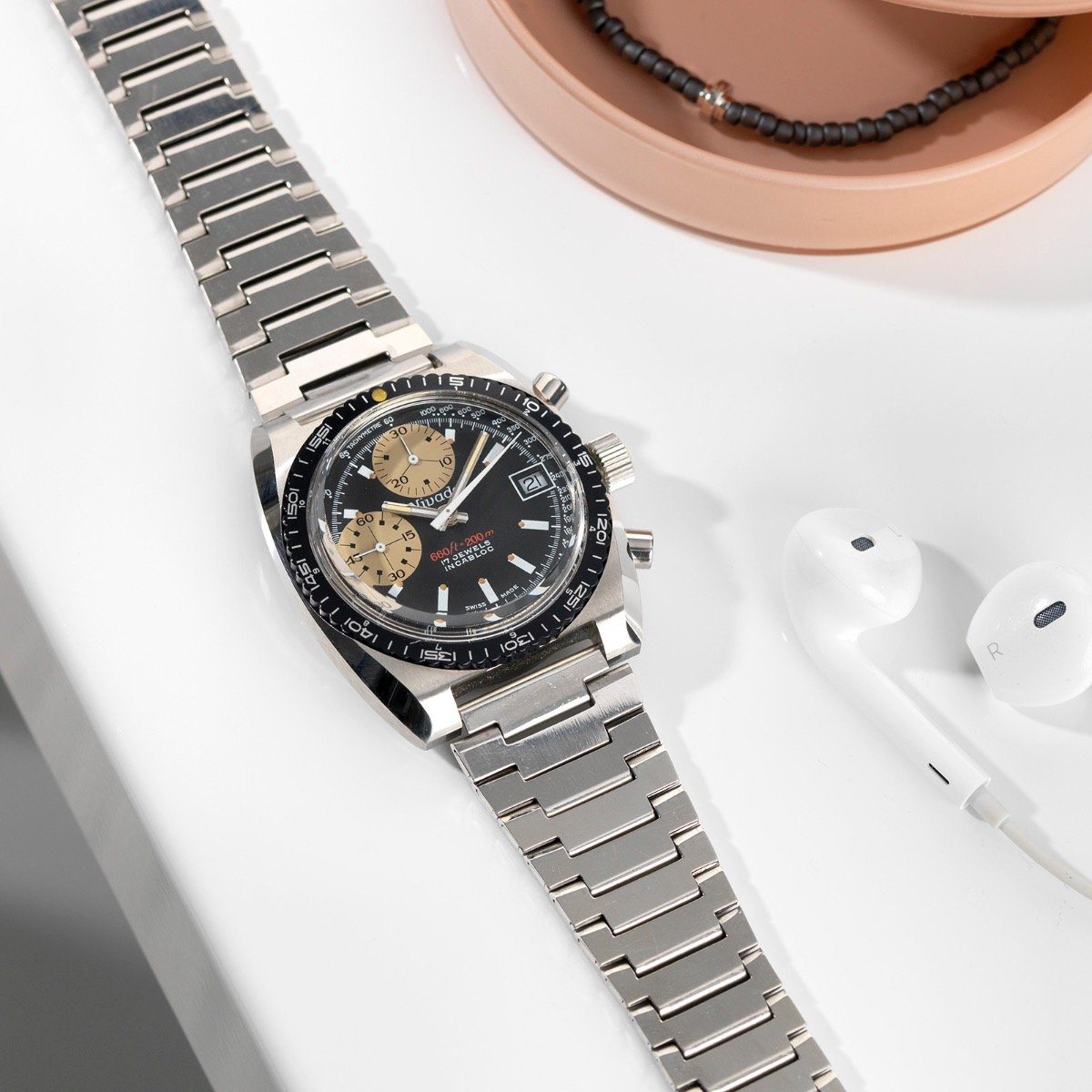 Nivada Sports Chrono Rare Singer Exotic Dial