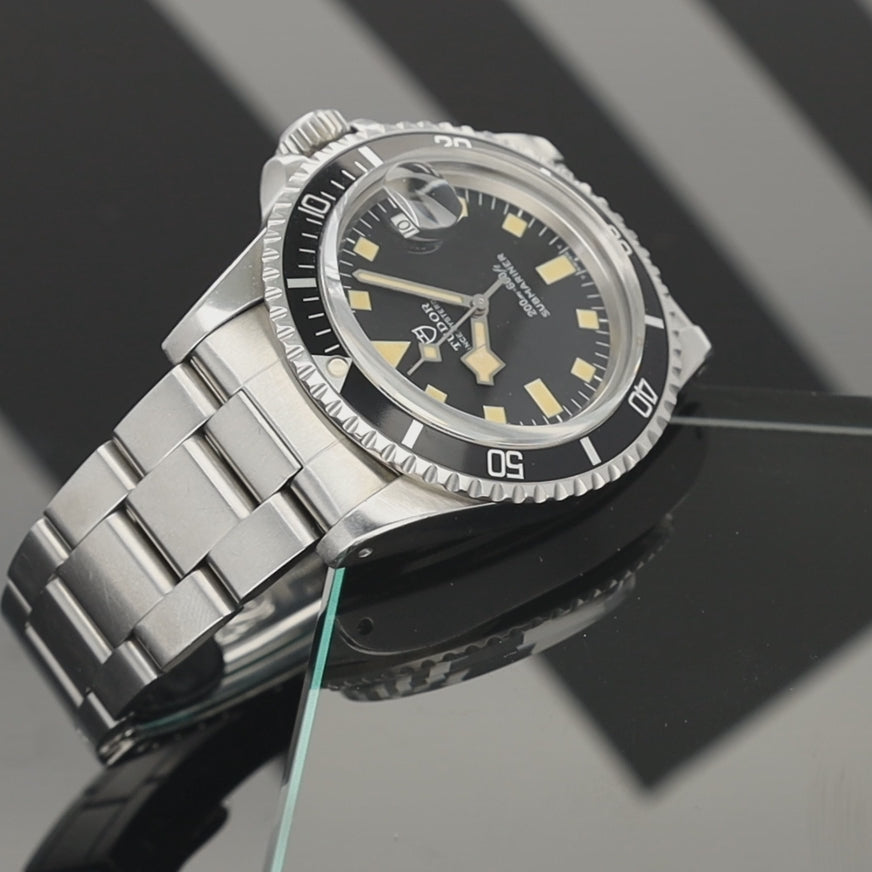 Tudor Submariner Date Black Snowflake 9411 /0 Recent Tudor Service