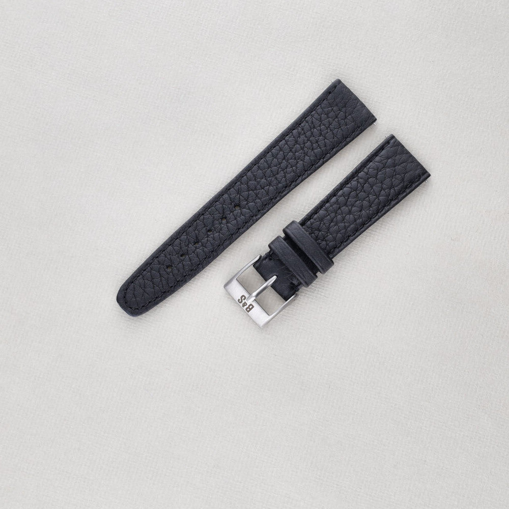 Sample Sale - Taurillon Black Speedy Leather Watch Strap - 19mm