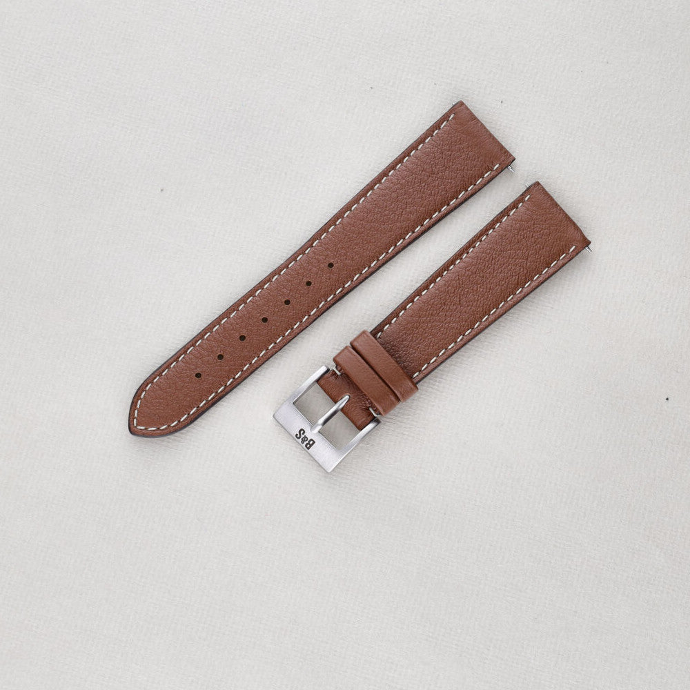 Sample Sale - Tawny Brown Leather Watch Strap - 20mm