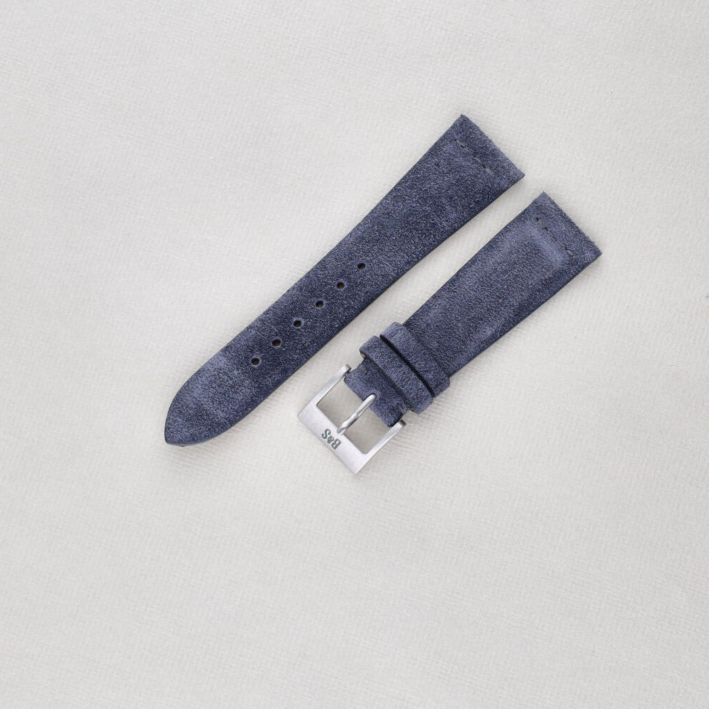 Sample Sale - Dark Grey Silky Suede Leather Watch Strap - 20mm