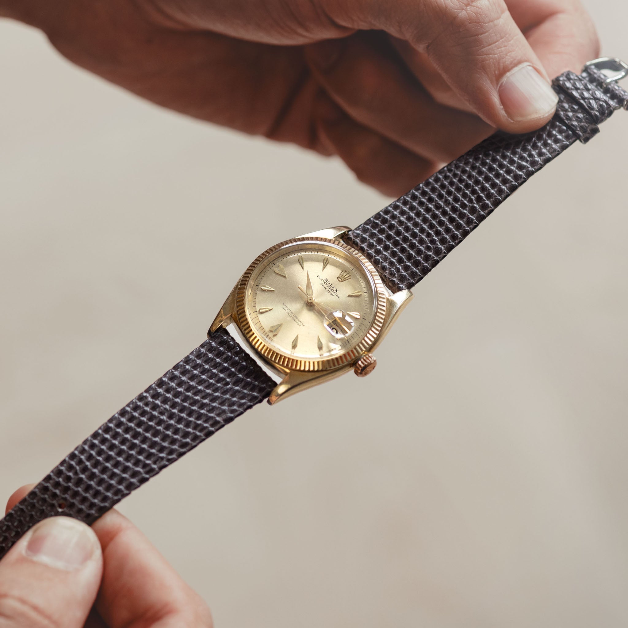 The Java Brown Double Lizard Strap - Jubilee Edition