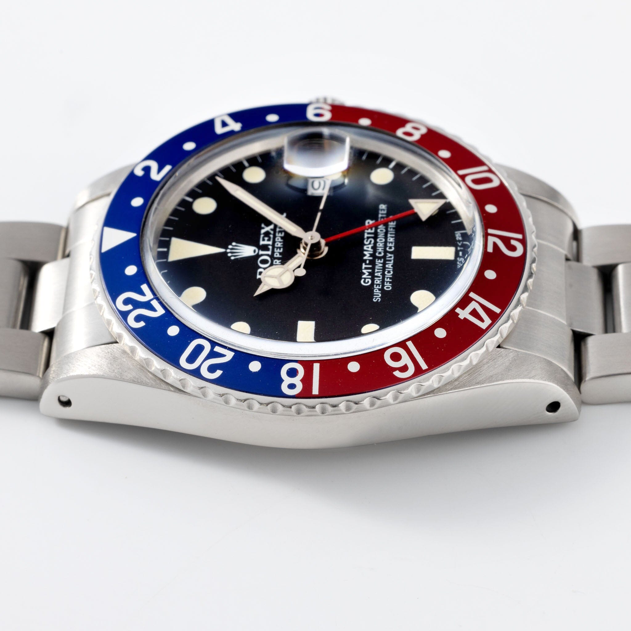 Rolex GMT-Master 16750 Pepsi Matte Dial Box and Papers Set