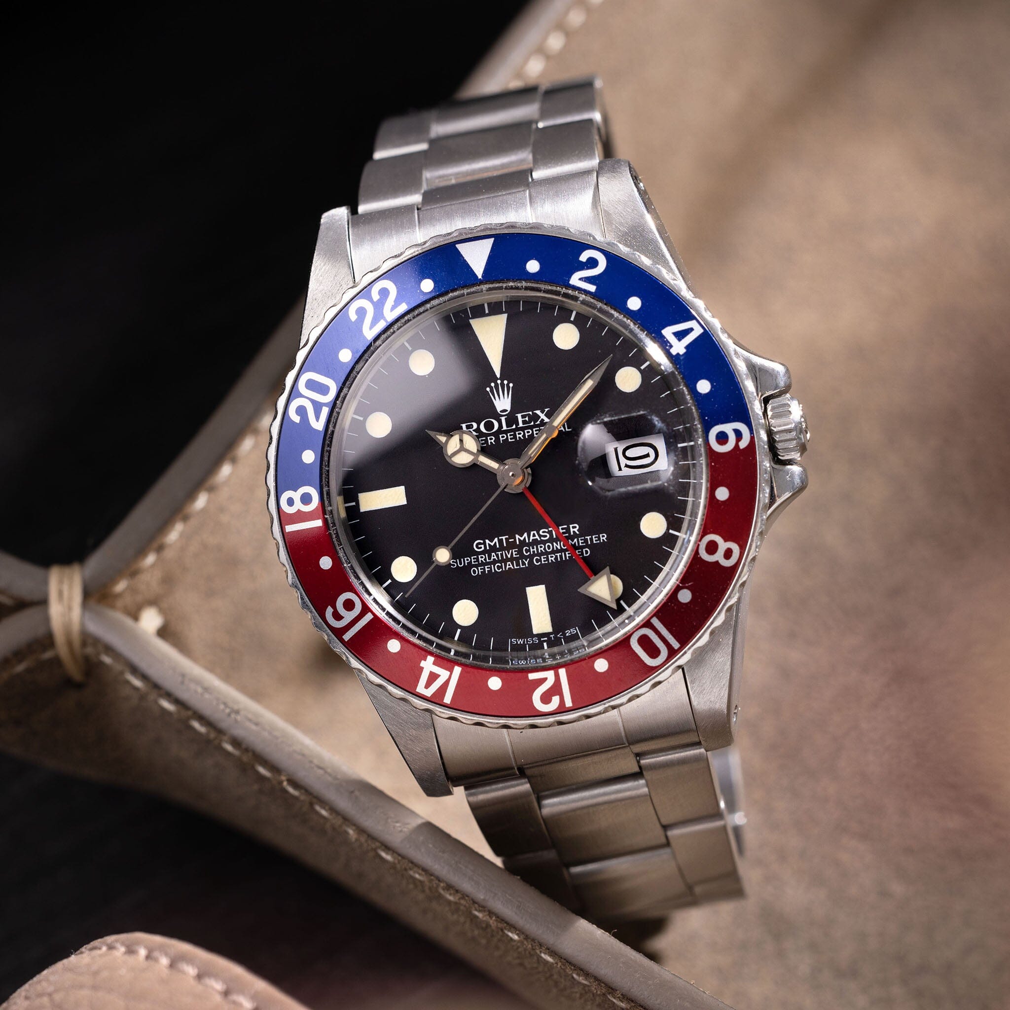 Rolex GMT-Master 16750 Pepsi Matte Dial Box and Papers Set
