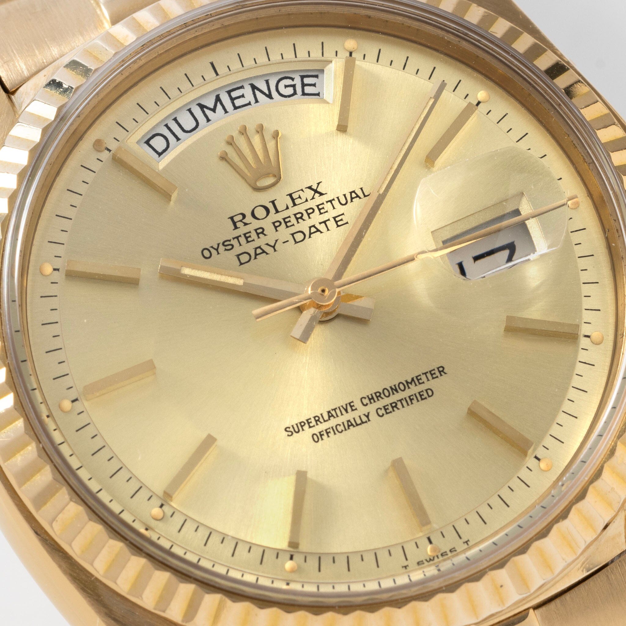 Rolex Day-Date 1803 Yellow Gold Champagne Dial