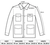 Vintage Air Force M-65 Field Jacket Measurements