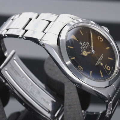 Rolex Explorer 1016 Gilt Chocolate Orange Tropical Dial