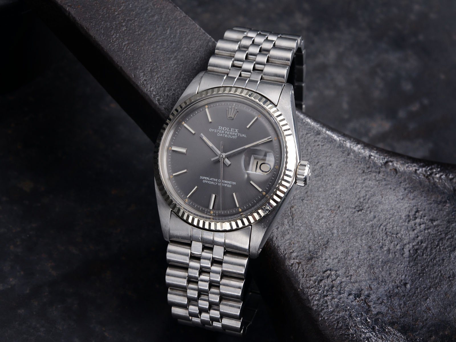 Rolex 1601 2025 grey dial