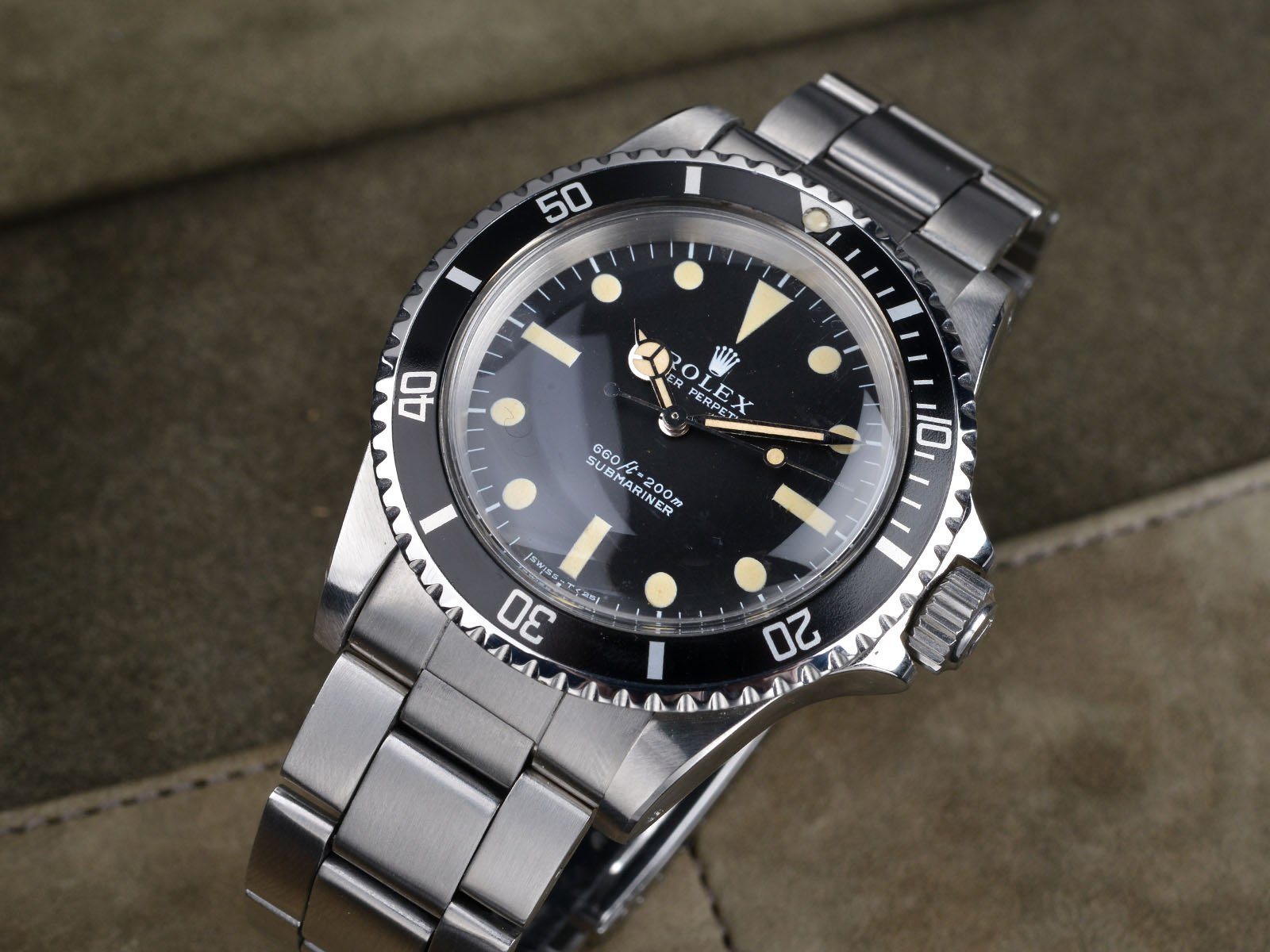 ROLEX 5513 SUBMARINER SERIF DIAL 1972