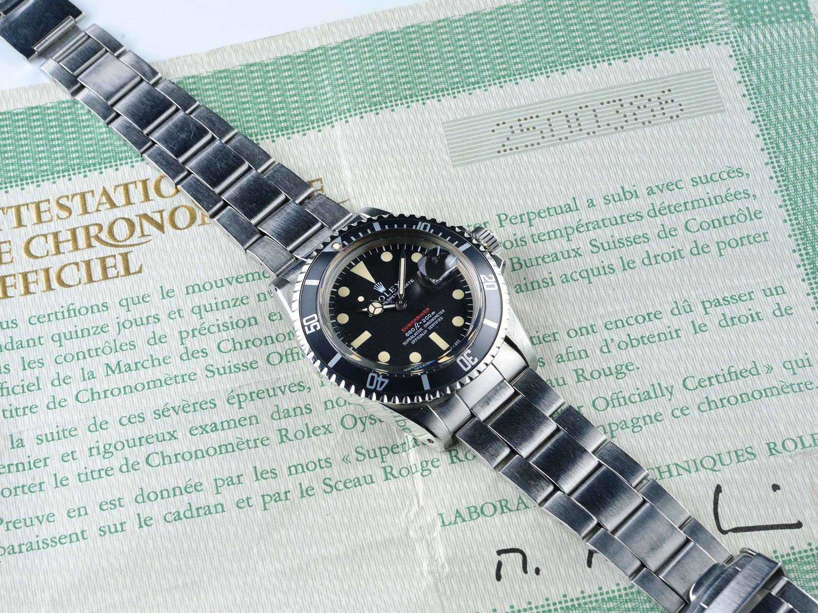 ROLEX 1680 RED FROM ROAD TO REEF CURATED PACKAGE