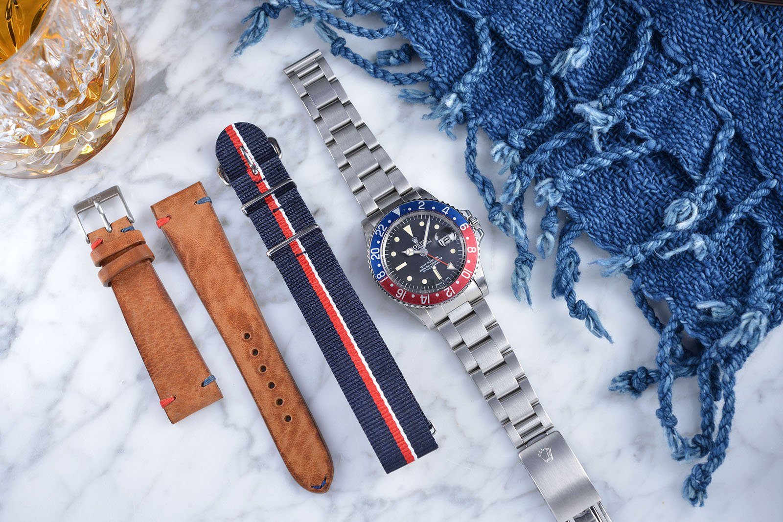 ROLEX 1675 RADIAL CURATED PAN AM PACK