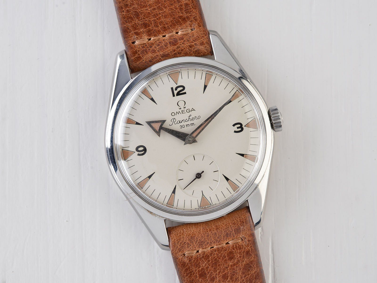 OMEGA RANCHERO WHITE DIAL