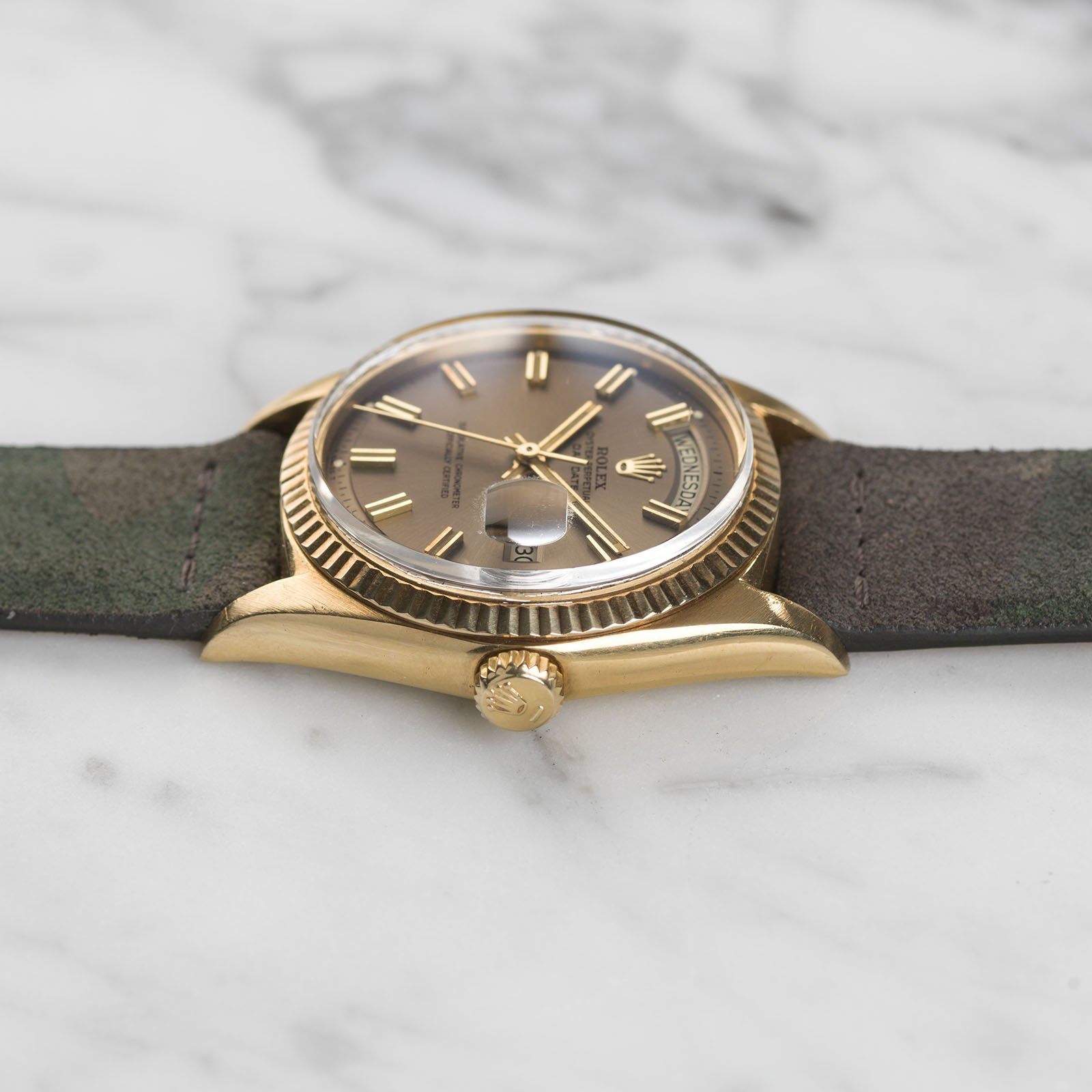 Rolex day date on sale grey