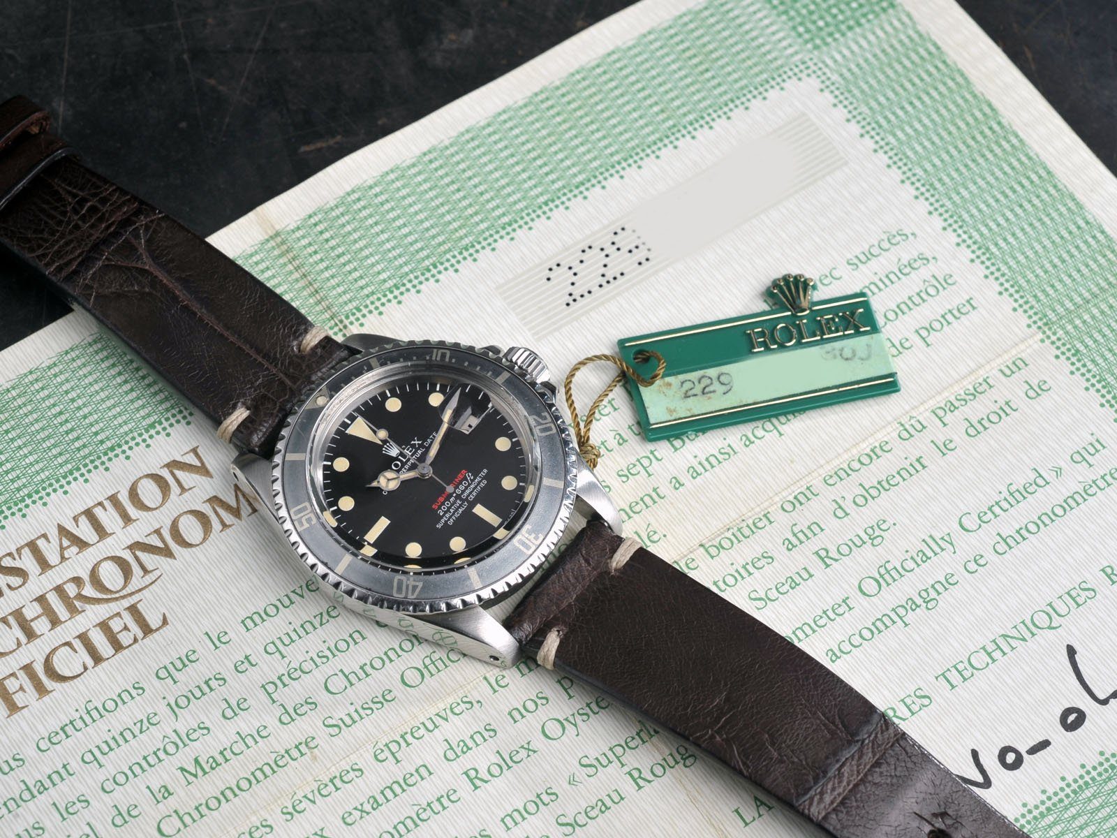 CURATED ROLEX 1680 MT. S FIRST REDSUB B P