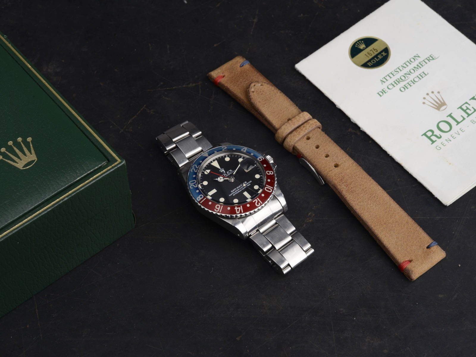 ROLEX 1675 BOX AND PAPERS