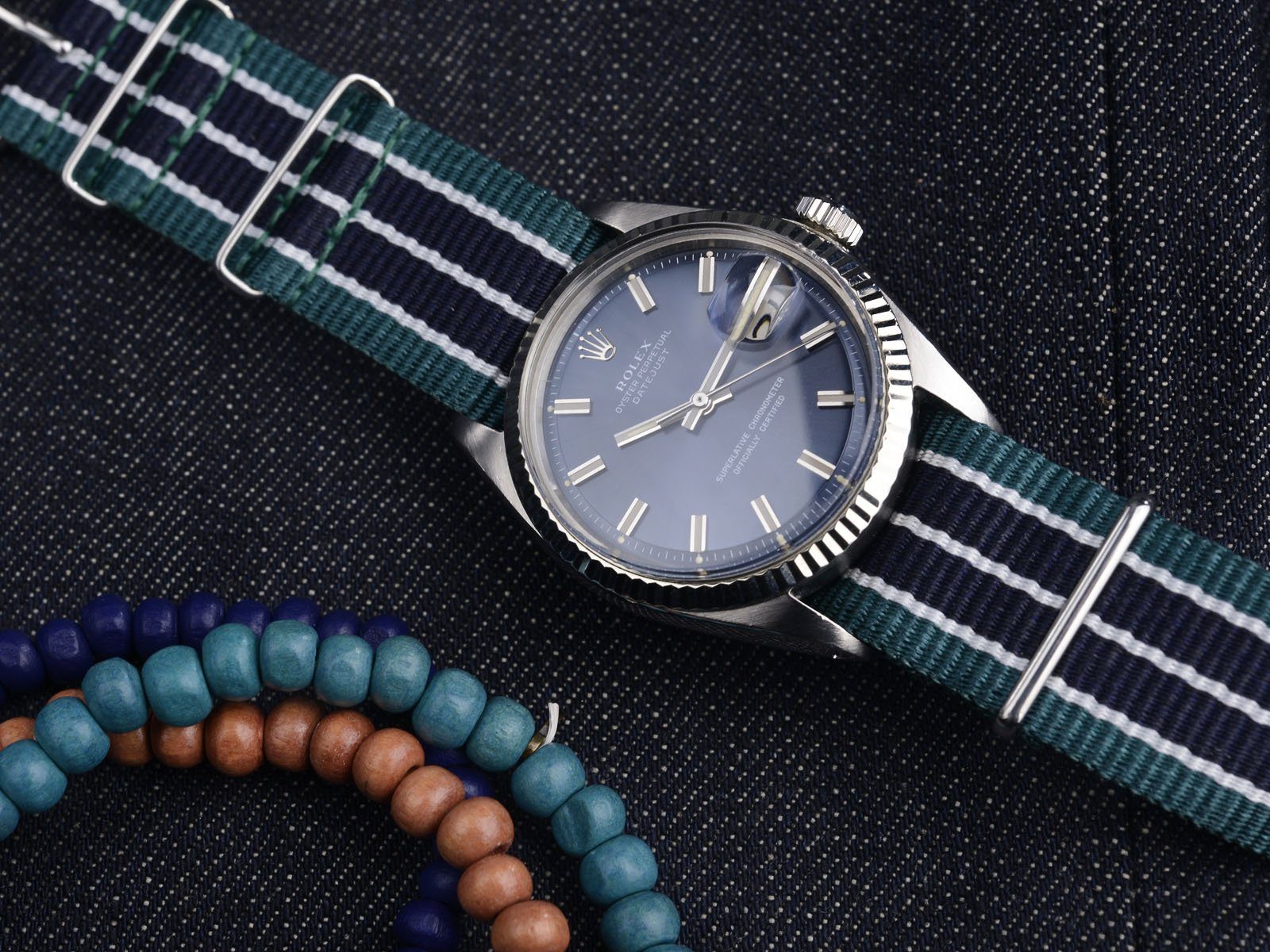 CURATED ‘BLUE SPRING’ ROLEX 1601 DATEJUST WIDEBODY