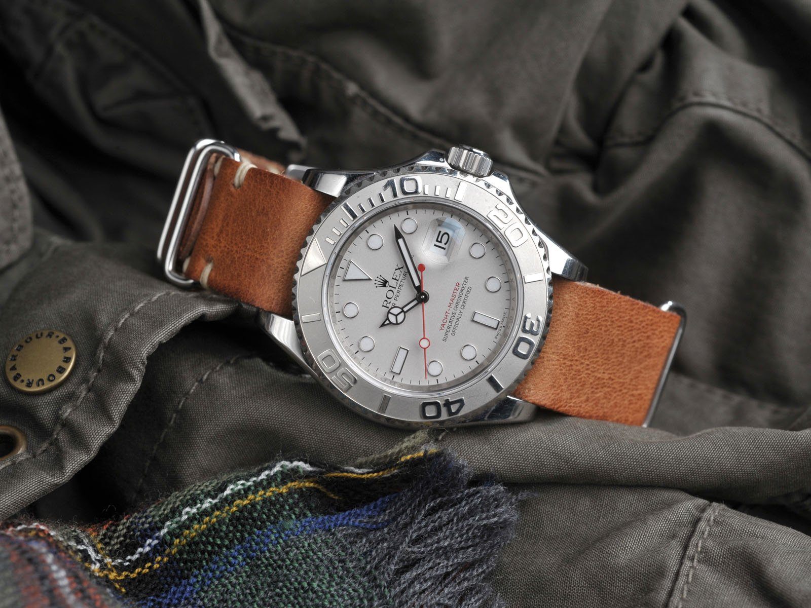 Yacht master nato on sale strap