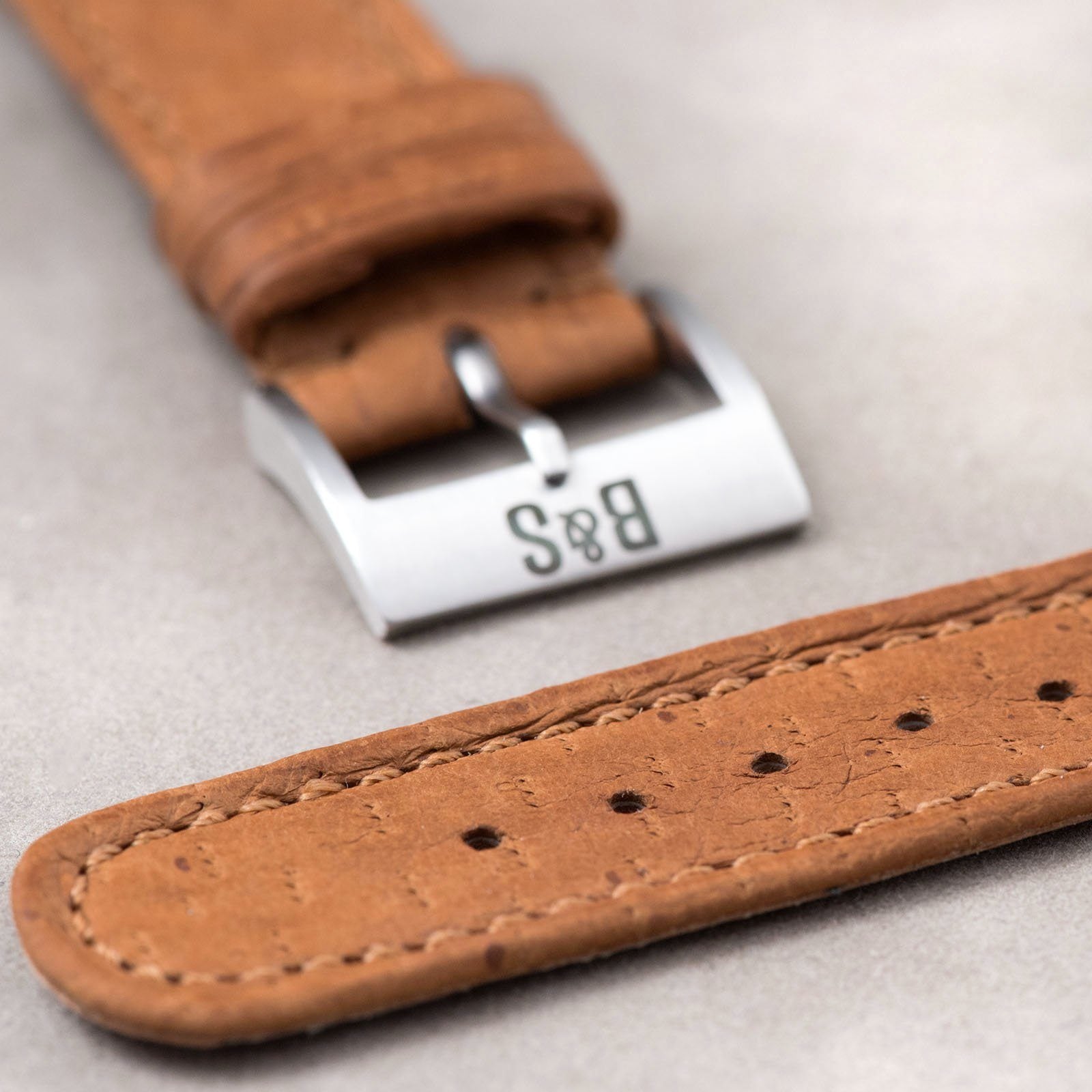 Peccary Brown Heritage Leather Strap