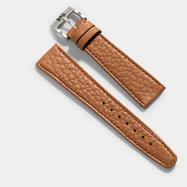 Taurillon Brown Speedy Leather Watch Strap