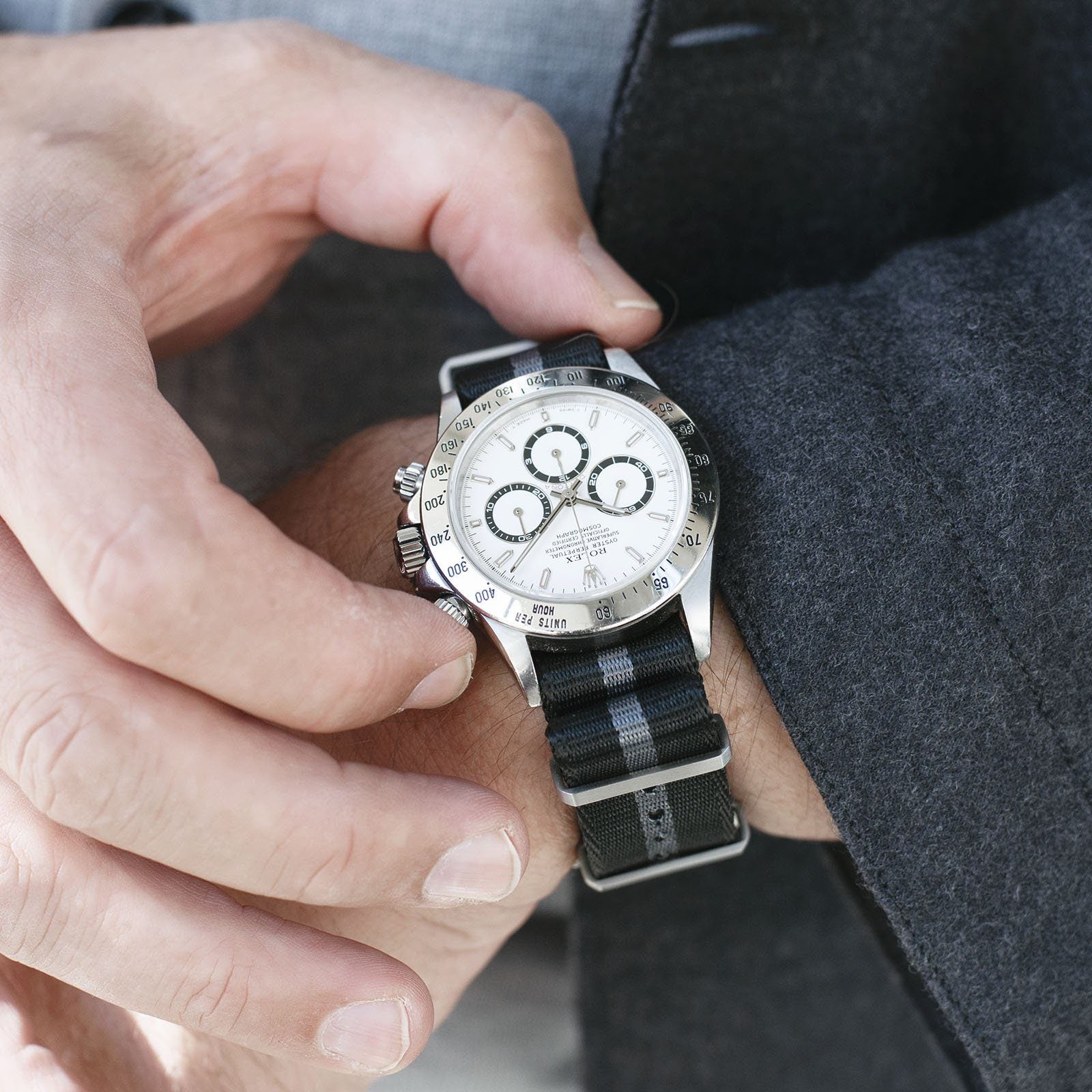 Rolex nylon strap hotsell