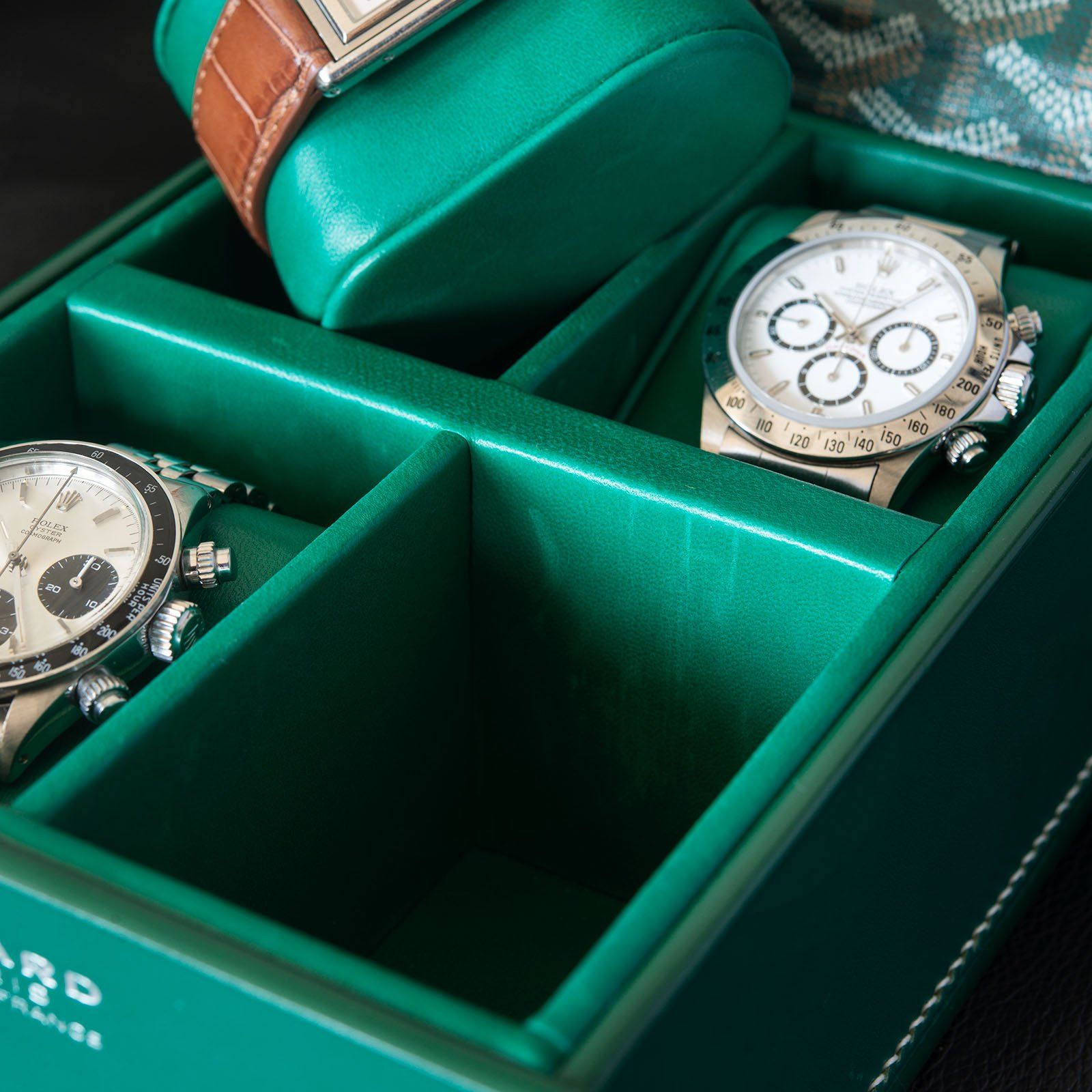 Goyard, Accessories, Goyard Green 8 Watch Case New