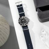 Rolex Deluxe Nylon Nato Watch Strap Navy Blue