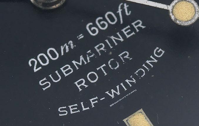 Tudor Submariner Underline Gilt Dial Reference 7928