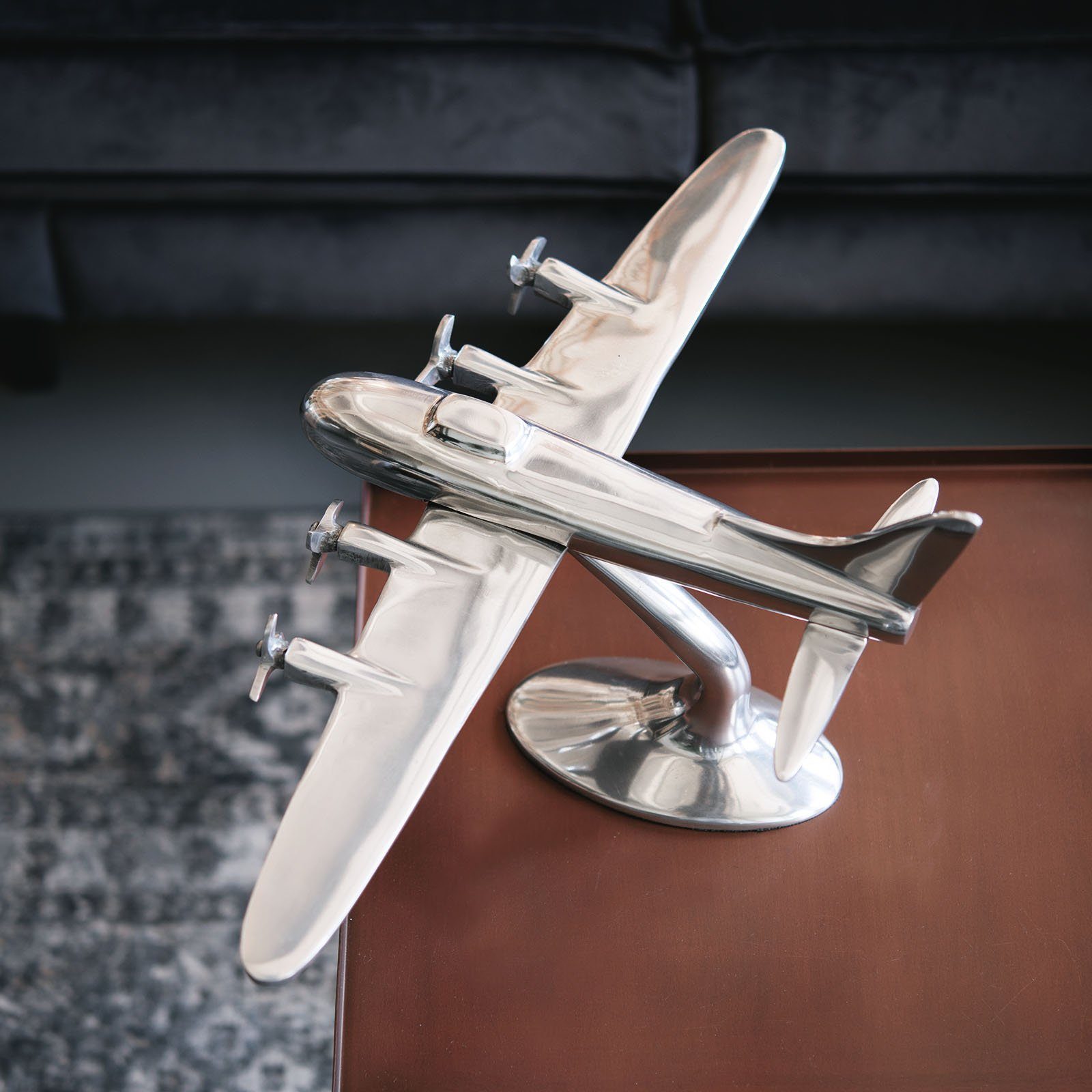 Vintage Aluminium Air Plane Model