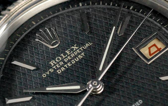 Rolex Datejust Black Honeycomb Dial 6305-1