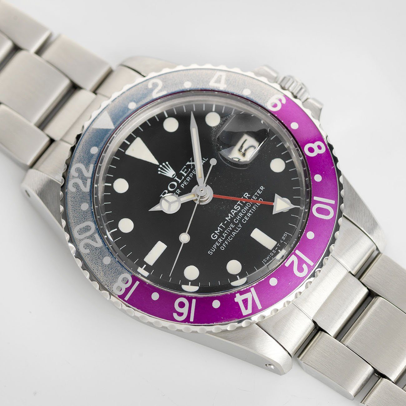 Rolex 1675 GMT Master Mk5 Maxi Dial Pink Lady