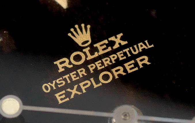Rolex Explorer Gilt Underline Tropical Dial 1016