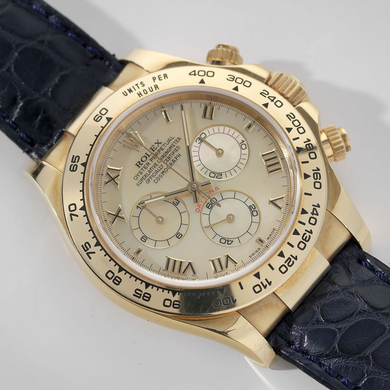Rolex Daytona Yellow Gold 116518 Mother of Pearl