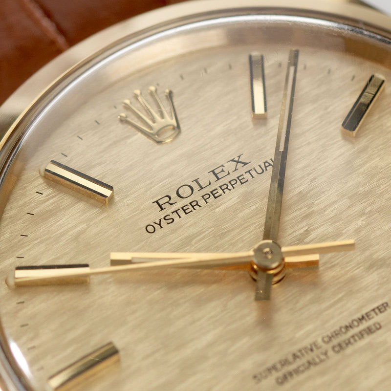 Rolex Oyster Perpetual Yellow Gold ref 1002