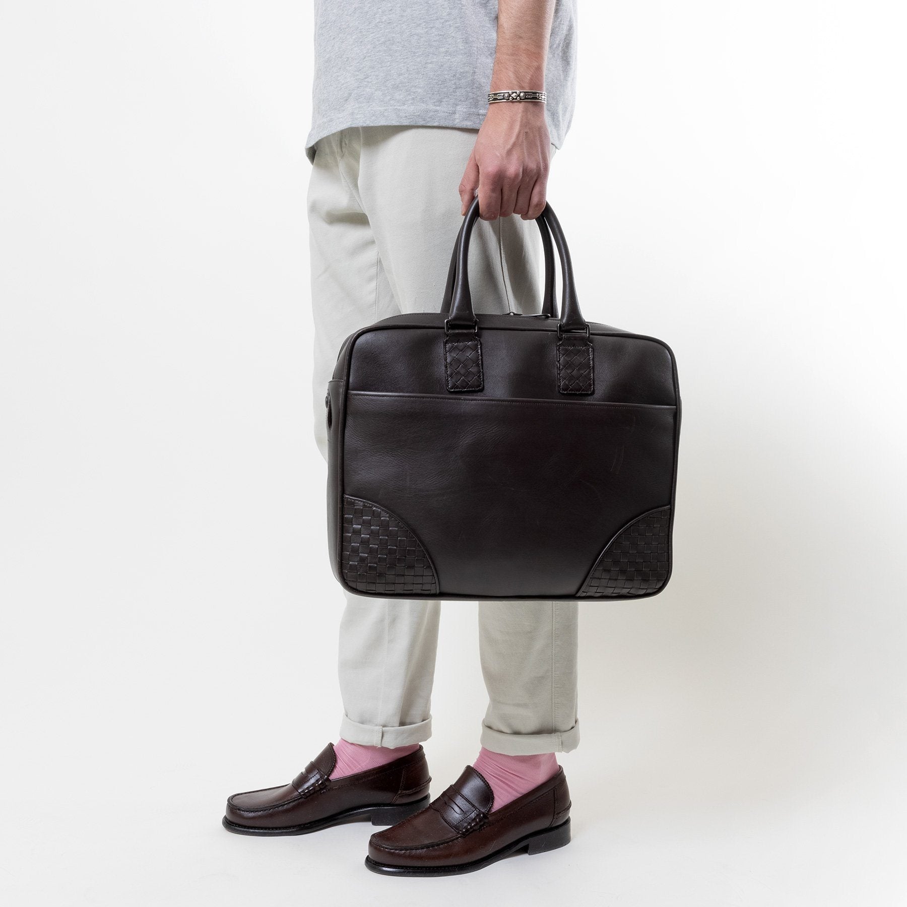 Briefcase discount bottega veneta