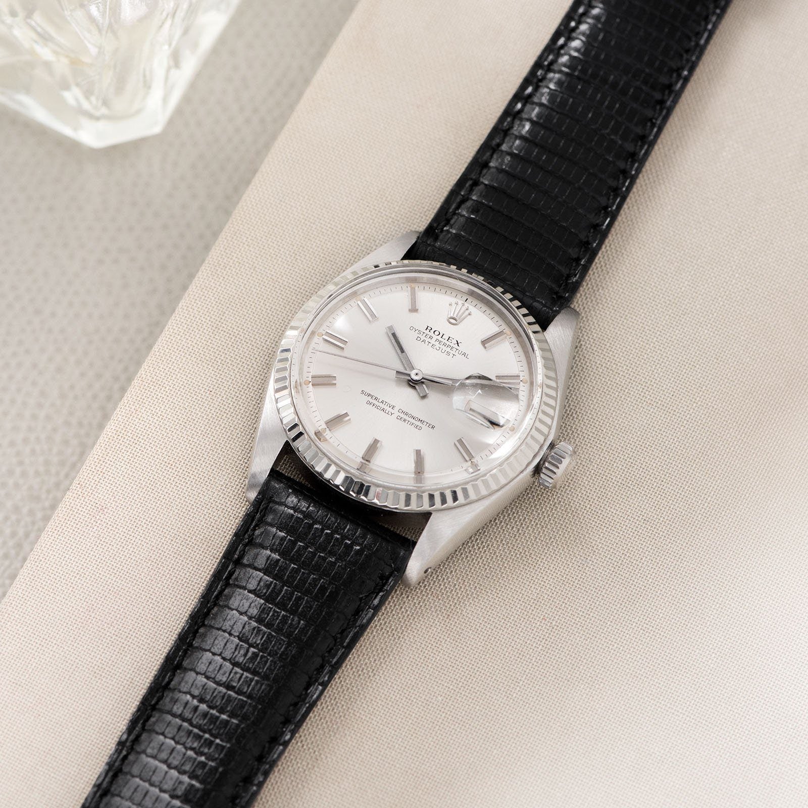 Rolex lizard strap discount