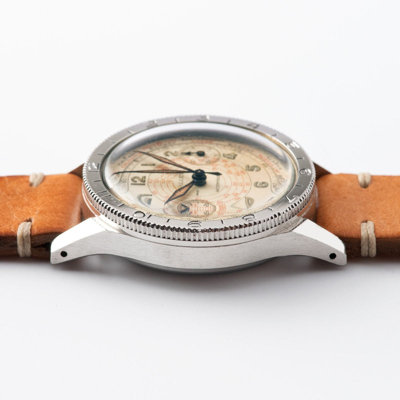 Gallet Chronograph 1940s Flying Officer