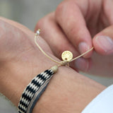 Guanabana Handmade Woven Broad Bracelet Black Copper