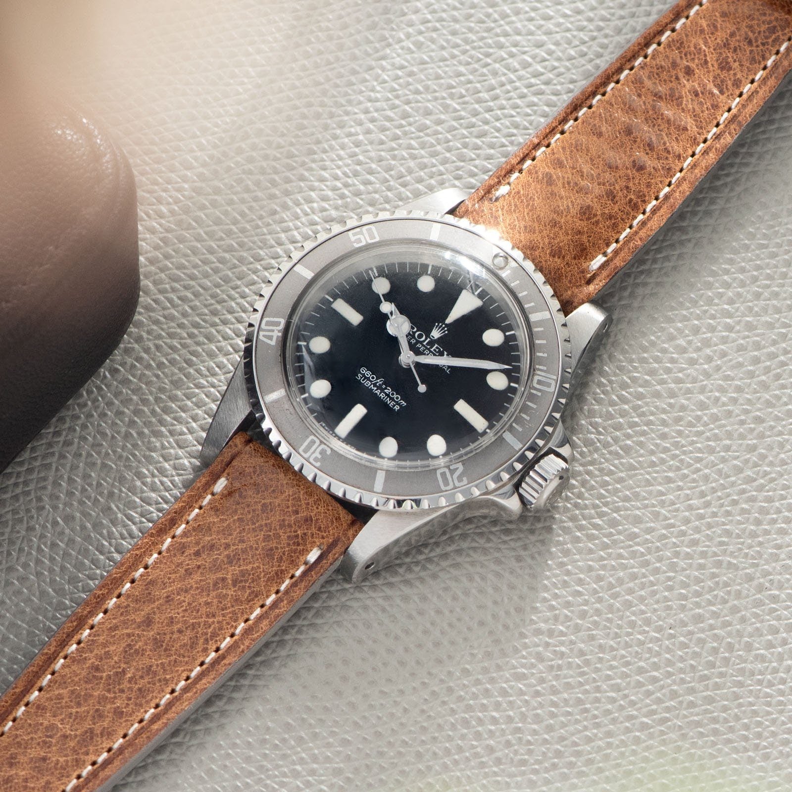 Bohémien Brown Leather Watch Strap